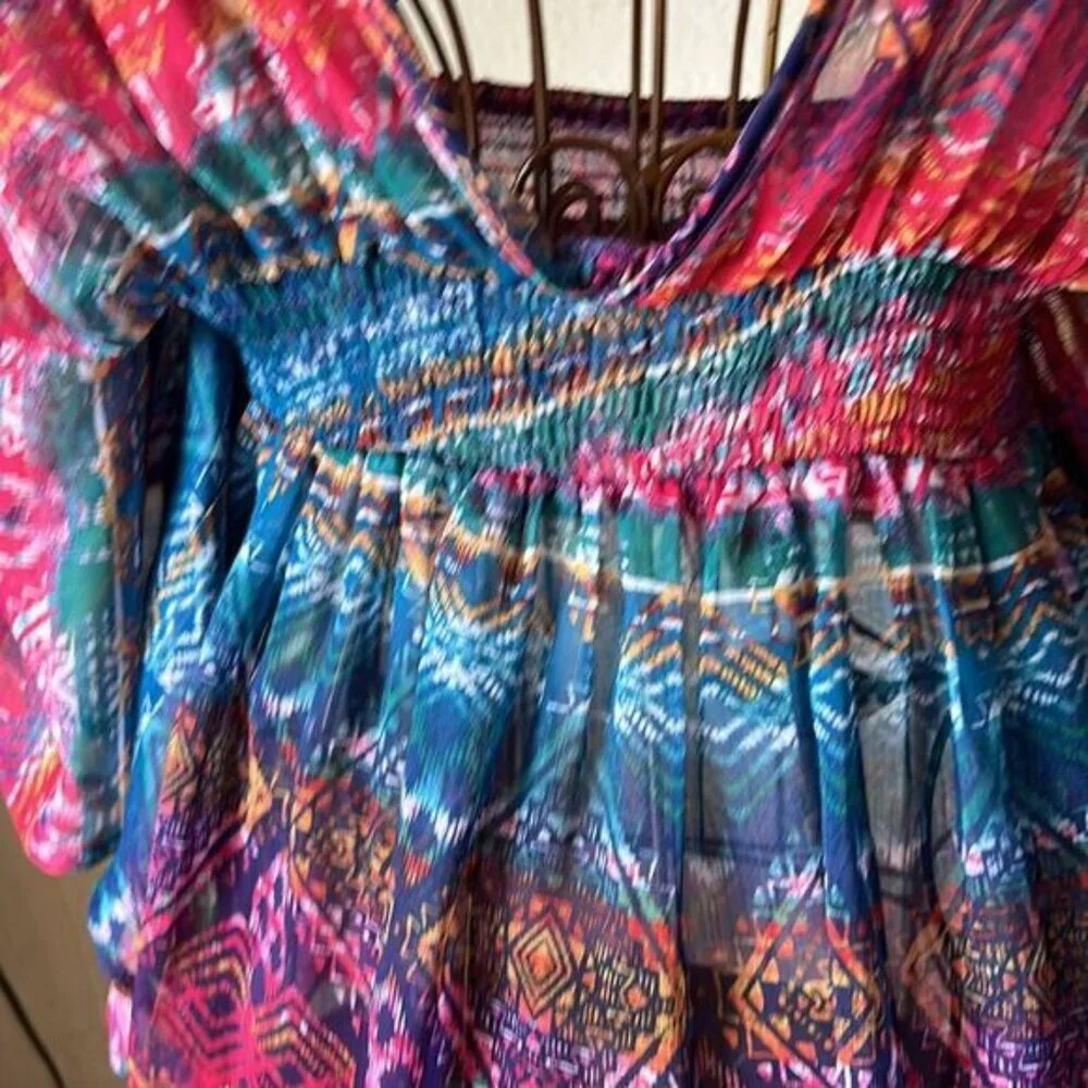 Jessica Simpson summer top cover up bikini size M